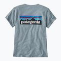 Dámské tričko  Patagonia P-6 Logo Responsibili-Tee thermal blue 2