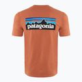 Pánské trekingové tričko  Patagonia P-6 Logo Responsibili-Tee redtall rust 2