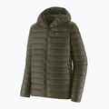 Pánská péřová bunda  Patagonia Down Sweater Hoody pine needle green 3