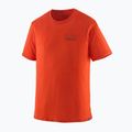 Pánské tričko Patagonia Cap Cool Merino Blend Graphic Shirt fitz roy strata/pollinator orange