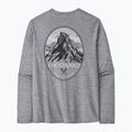 Pánské tričko longsleeve Patagonia Cap Cool Daily Graphic Lands chouinard crest/feather grey 5
