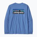 Pánské tričko longsleeve Patagonia P-6 Logo Responsibili abundant blue 4