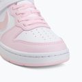 Dětské boty Nike Court Borough Low Recraft white/pink foam 7