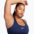 Tréninková podprsenka Nike Swoosh Medium Support midnight navy/white 3