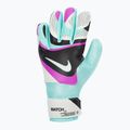 Dětské brankářské rukavice Nike Match black/hyper turquoise/rush fuchsia 2