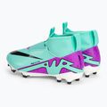 Dětské kopačky Nike Jr Zoom Mercurial Superfly 9 Academy FG/MG hyper turquoise/black/ white/fuchsia dream 3