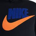 Pánská mikina Nike Club Fleece Hoodie black/safety orange 3