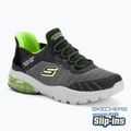 Dětské tenisky SKECHERS Slip-ins Razor Air Hyper-Brisk charcoal/black