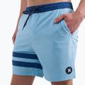Pánské plavecké šortky Hurley Phantom Eco Block Party Volley 17" blue dream 4