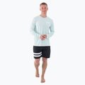 Pánské tričko Longsleeve Hurley Everyday Hybrid Upf brown kelp  2