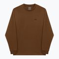 Pánské tričko longsleeve  Vans Mn Left Chest Hit coffe liquer/black
