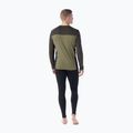 Pánská termoakční mikina Smartwool Classic Thermal Merino Base Layer Colorblock Crew Boxed moss 2