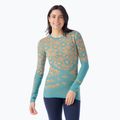 Dámská termoakční mikina Smartwool Intraknit Thermal Merino Base Layer Pattern Crew cascade