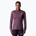 Dámská běžecká mikina The North Face Winter Warm Pro 1/4 Zip midnight mauve