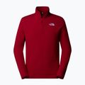 Pánská mikina  The North Face 100 Glacier 1/4 Zip garnet red