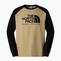 Pánské tričko The North Face Heritage Longsleeve khaki stone/black