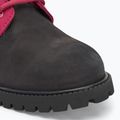 Dětské boty Timberland Premium 6 In Lace black nubuck/dark pink 7