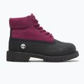 Dětské boty Timberland Premium 6 In Lace black nubuck/dark pink 10