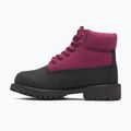 Dětské boty Timberland Premium 6 In Lace black nubuck/dark pink 11