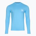 Pánské plavecké tričko Longsleeve Quiksilver Heritage Heather azure blue
