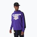 Pánská mikina New Era NBA Large Graphic OS Hoody Los Angeles Lakers purple