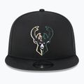 Čepice  New Era Split Logo 9Fifty Milwaukee Bucks black 3