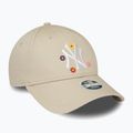 Dámská kšiltovka  New Era Flower 9Forty New York Yankees light beige 3