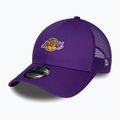 Pánská kšiltovka  New Era Home Field 9Forty Trucker Los Angeles Lakers purple 2