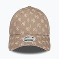 Dámská kšiltovka  New Era Monogram 9Forty New York Yankees pastel brown 3