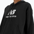 Dámská mikina New Balance French Terry Stacked Logo Hoodie black 4