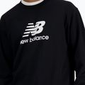 Pánská mikina New Balance Stacked Logo French Terry Crew black 4