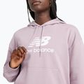 Dámská mikina New Balance French Terry Stacked Logo Hoodie icewine 4