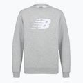 Pánská mikina New Balance Sport Core Brushed Crew reflection/white/light arctic grey