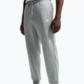 Pánské kalhoty Nike Club French Terry Joggers dark grey heather/light smoke grey/white 5