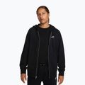Pánská mikina Nike Club FZ Hoodie black/black/white