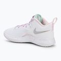 Volejbalové boty Nike Hyperset 2 SE bílá/hyper pink/mint foam/violet mist/ pink foam 3
