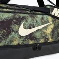 Sportovní  taška Nike Brasilia 9,5 60 l oil green/black/coconut milk 4