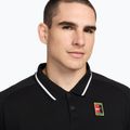 Pánské tenisové tričko Nike Court Heritage Polo black/white 4