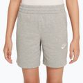 Dětské šortky Nike Sportswear Club 6" dark grey heather/white 4