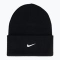 Zimní čepice Nike Peak Swoosh Beanie black/white