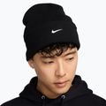 Zimní čepice Nike Peak Swoosh Beanie black/white 4