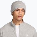 Zimní čepice Nike Peak Swoosh Beanie dark grey heather/white 2