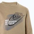Dětská mikina Nike Sportswear Standard Issue Crew-Neck khaki 3