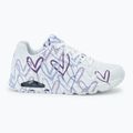 Dámské boty SKECHERS JGoldcrown Uno Spread The Love white/light purple 2