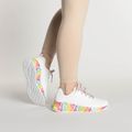 Dámské boty  SKECHERS Uno Lite Exuberant Hearts white/multi 2
