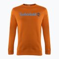 Pánská mikina Timberland Linear Logo Crew Neck umber