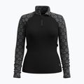 Dámská termo mikina  Smartwool Classic Thermal Merino Base Layer 1/4 Zip Boxed black digi snow 3