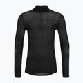 Pánská termo mikina Smartwool Intraknit Thermal Merino Base Layer 1/4 Zip black/white