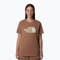Dámské běžecké tričko The North Face Relaxed Easy Tee latte/white dune