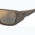 Pánské sluneční brýle Under Armour Attack MD S3 brwn metlzed/gold mirror oleophobic 7